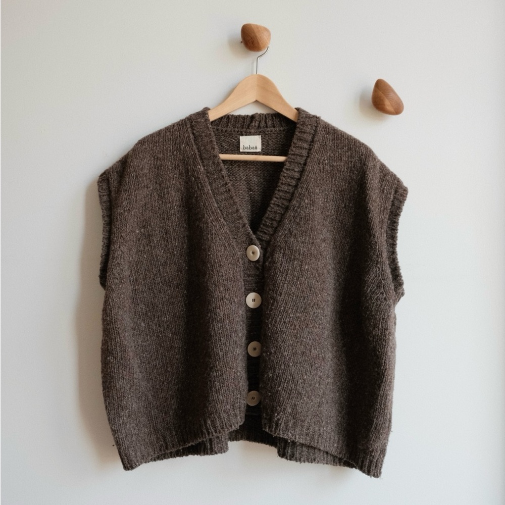 babaa vest no75 in oak